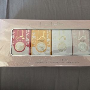 Lattafa Yara Mini Eau De Parfum 4Pc X 5ml Set 0.17 Oz Women’s